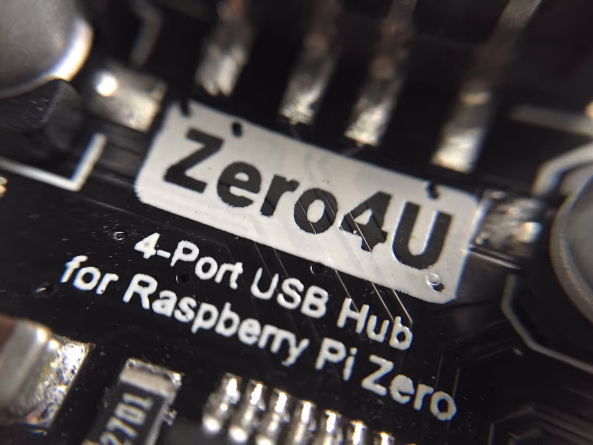 Review: Zero4U - A 4-port Pi Zero USB Hub